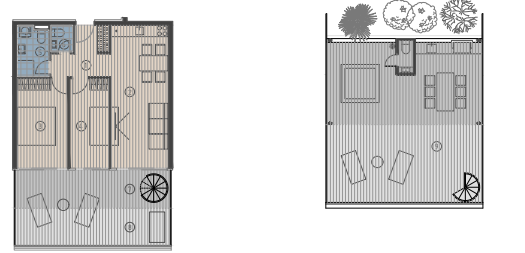 Penthouse S402 with roof terrace, Krilo Jesenice