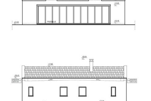 Attractive building plot with villa construction project, Hvar
